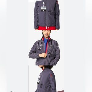 Figs charcoal warm up jacket